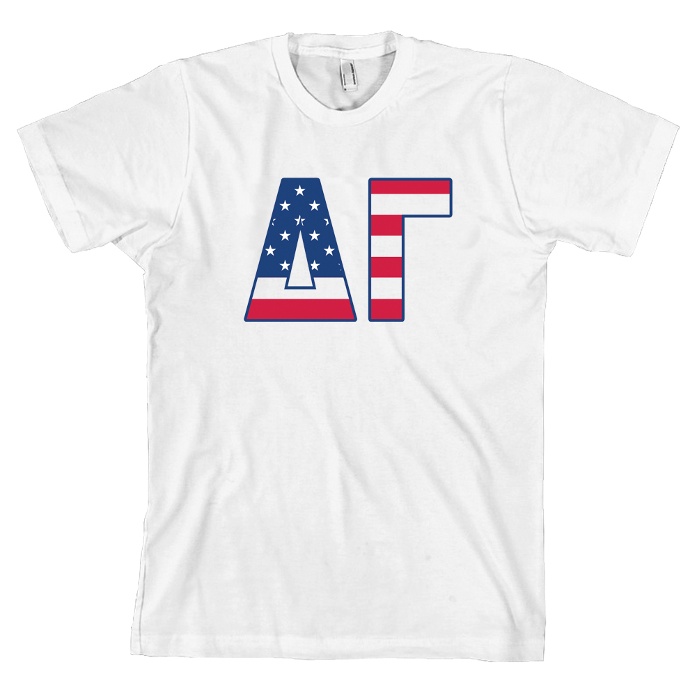 Delta Gamma Bella + Canvas T Shirt DG Sorority USA Letters *ALL SIZES* gallery