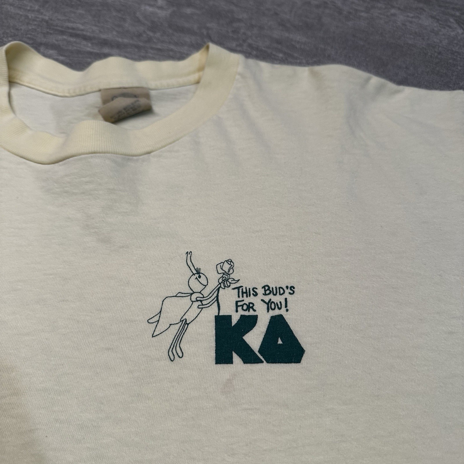 Vintage 80s Kappa Delta Sorority Single Stitch Formal Shirt XL USA 1987 gallery