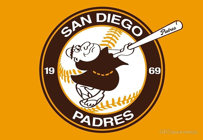 San Diego Padres 1969-1984 Swinging Friar Embroidered T-Shirt S-6X, LT-4XLT New gallery