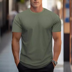 Jàri – Men’s Quick-Dry Breathable Round Neck Short Sleeve Shirt