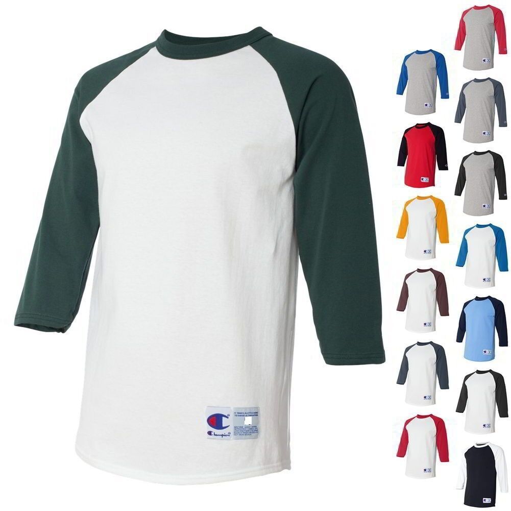 T137 Hanes Champion Raglan Sleeve Baseball T-Shirt gallery