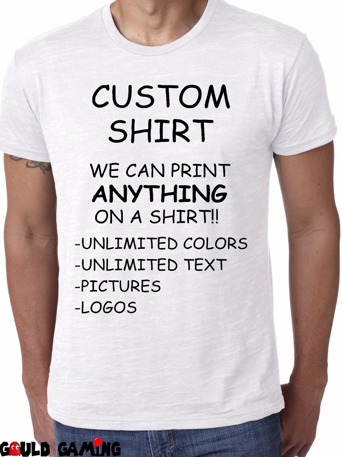 Custom Personalized T-Shirt Printing with your photo, text, logo, anything New gallery