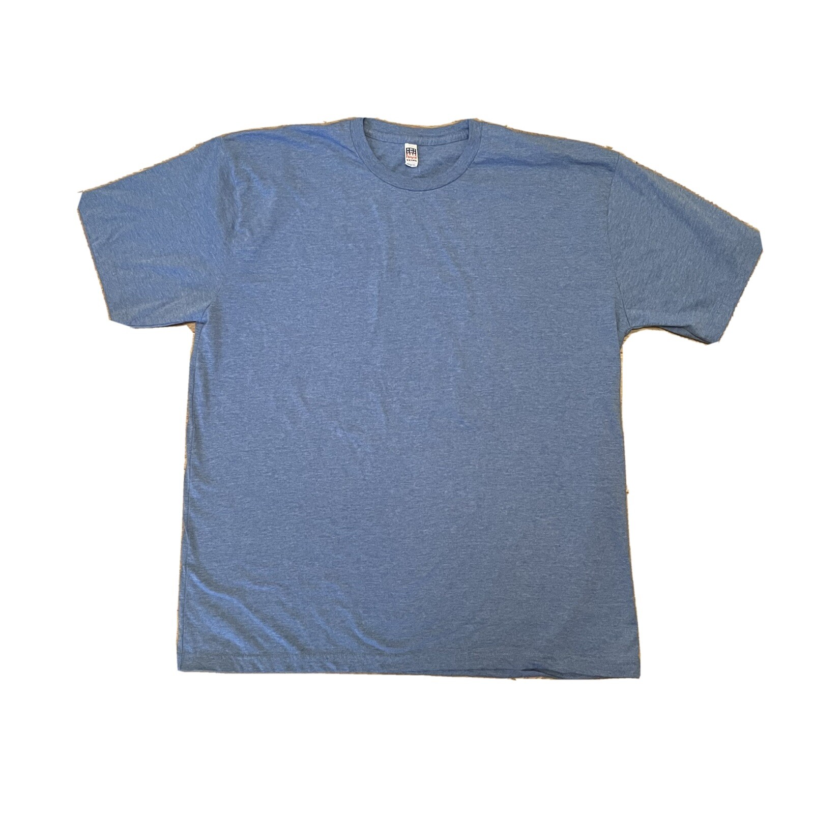 Royal Apparel T-Shirt Unisex 2X Sea Blue 50/50 Blend Tee Made in USA Classic Fit gallery