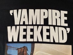 Vampire Weekend t-shirt / Super Clean Graphic / Adult LARGE / FREE SHIPPING!