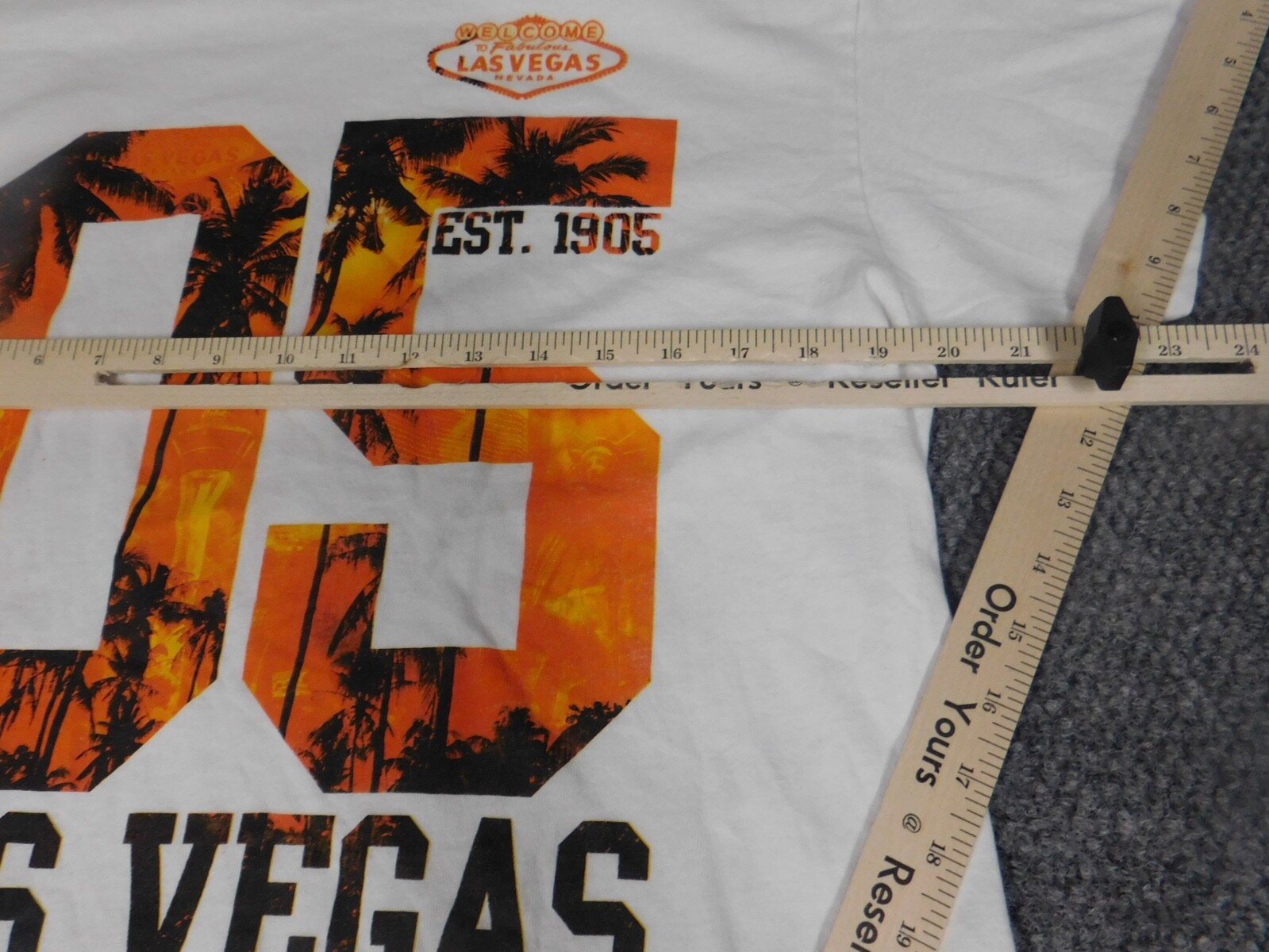 Las Vegas Mens Shirt Large White workout lifting gallery