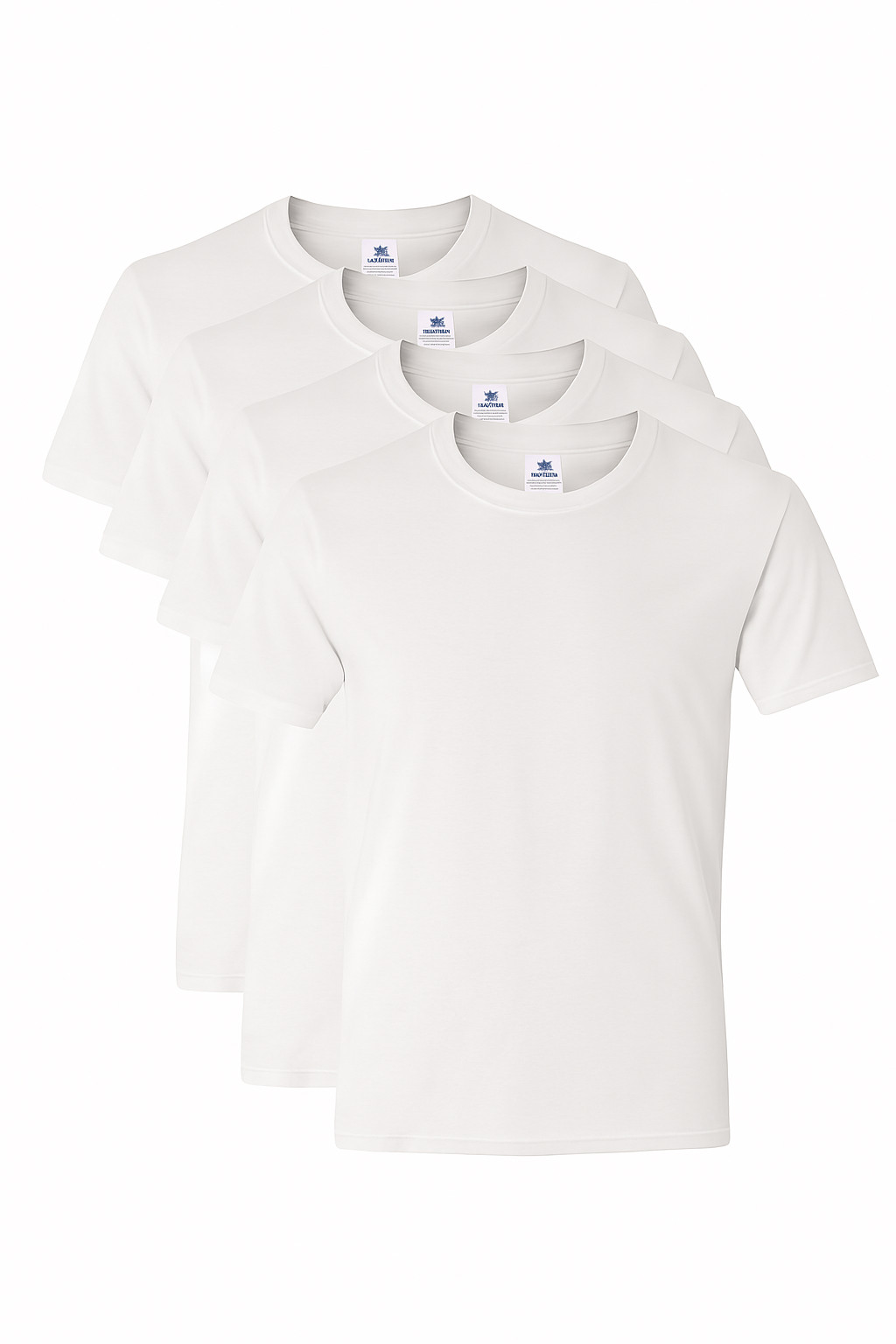 Men's White crew neck t-Shirts| white |multipack | Soft Cotton | small gallery