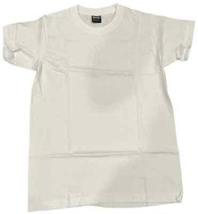 SunTees Men’s Plain 100% Cotton White Crew T-Shirt Heavy Short Sleeves T Shirts