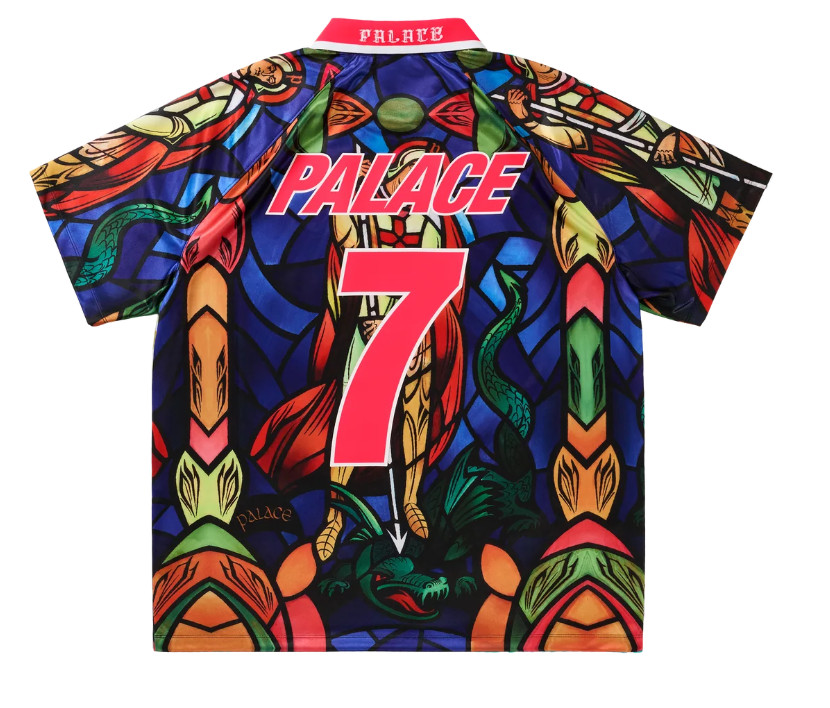 Palace x Nike England Dri-FIT Football Jersey Bright Crimson X-Small(XS) SHIPPED gallery