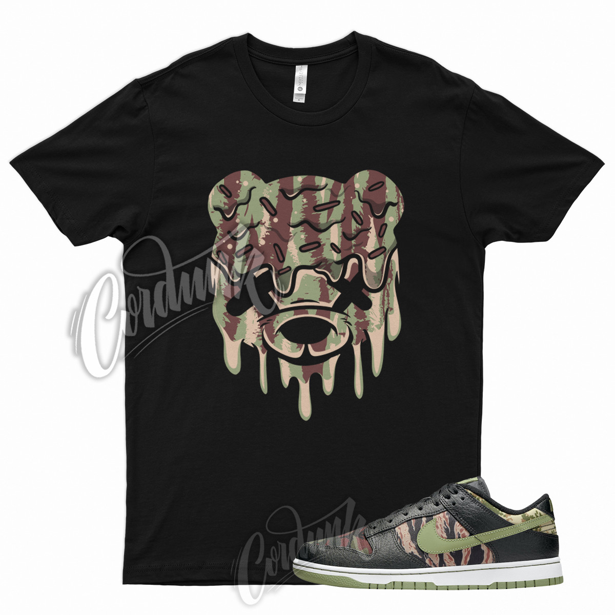 Black DRIPPY T Shirt for Oil Olive Green Total Orange Multi Camo SE Military gallery