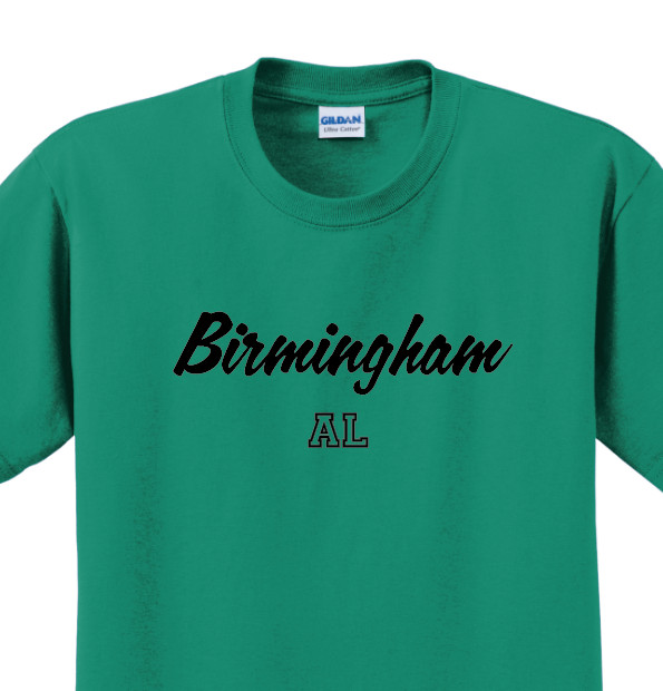 Birmingham, Alabama State T-Shirt Short Sleeve Graphic Tee Unisex apparel gallery