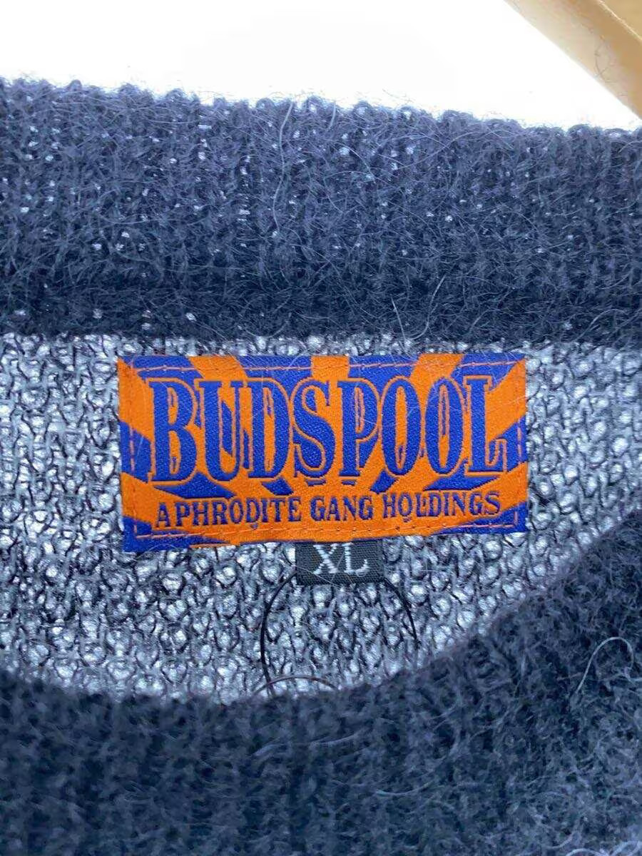 BUDSPOOL Knit Sweater, XL, Nylon, Black, Classic Logo Mohair Knit Sweater gallery