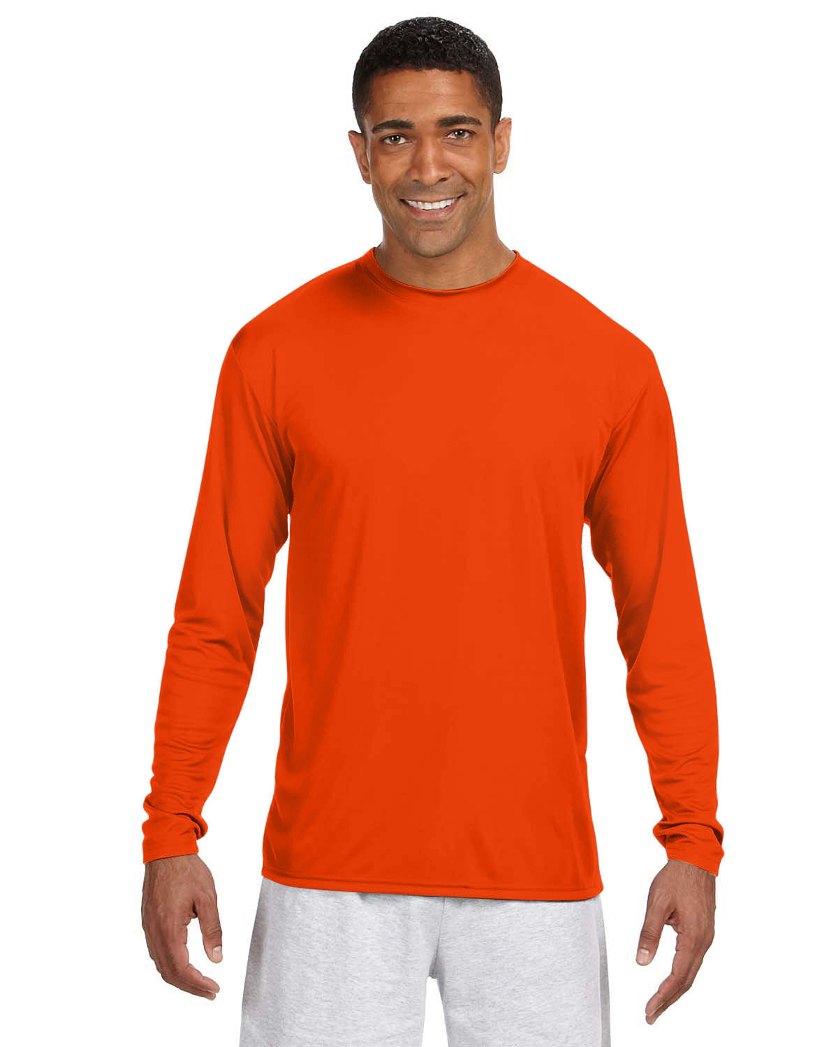 2 Pack Of A4 N3165 Mens Cooling Performance T Shirt Long Sleeve T-Shirt