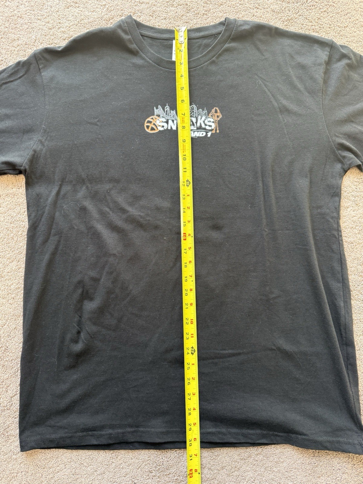 2025 SNEAKS x AND 1 Black T-Shirt Men’s Size XL Sneakers Film Movie Promo gallery