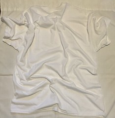 custom made t-shirt unique photo design short sleeve size large white color