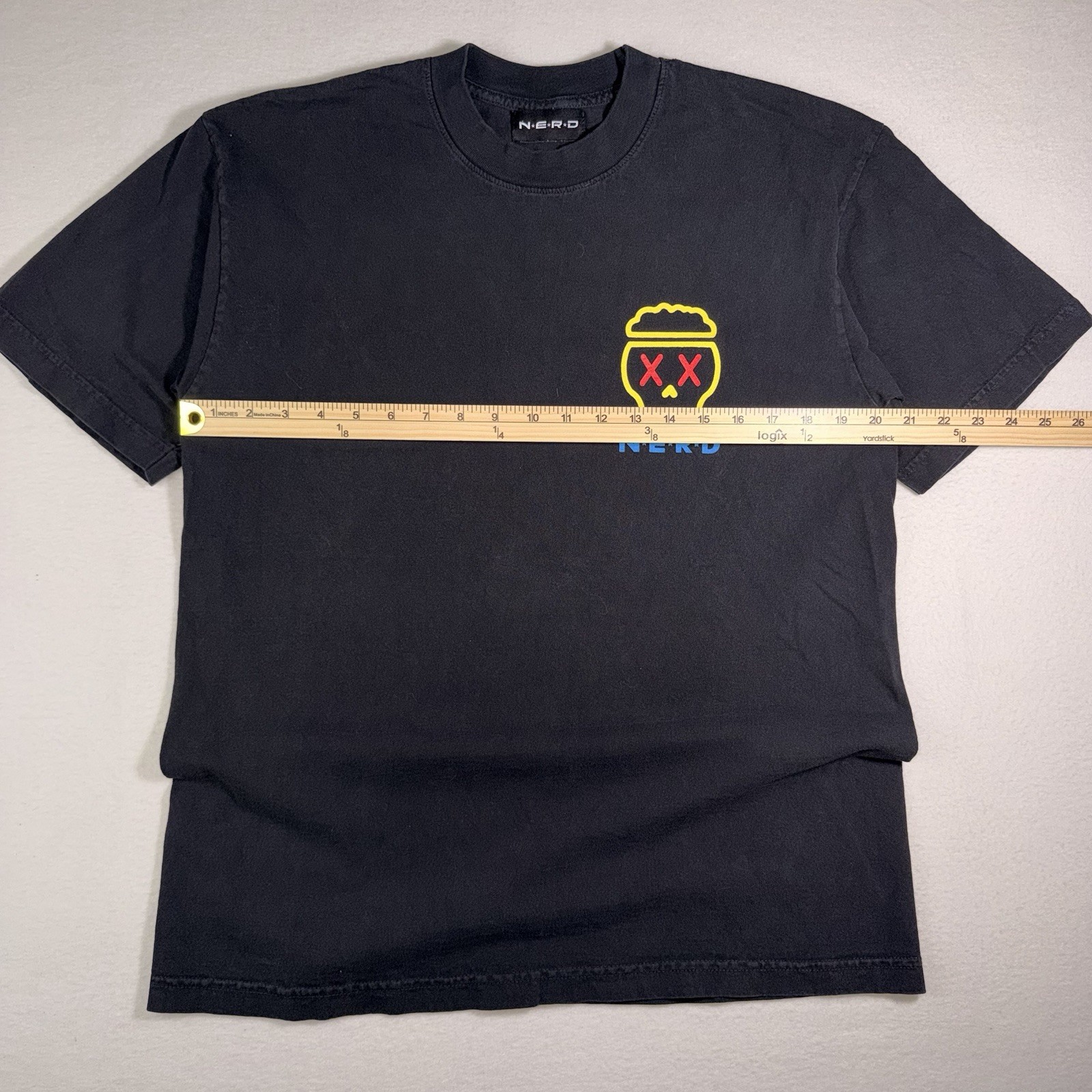 Rare N.E.R.D In Search Of T Shirt Mens L Black Pharrell Williams Band Tee gallery