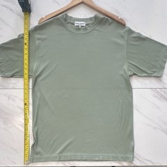 Giorgio Danieli Men’s Green Check Knit Mock Neck Short Sleeve T-Shirt