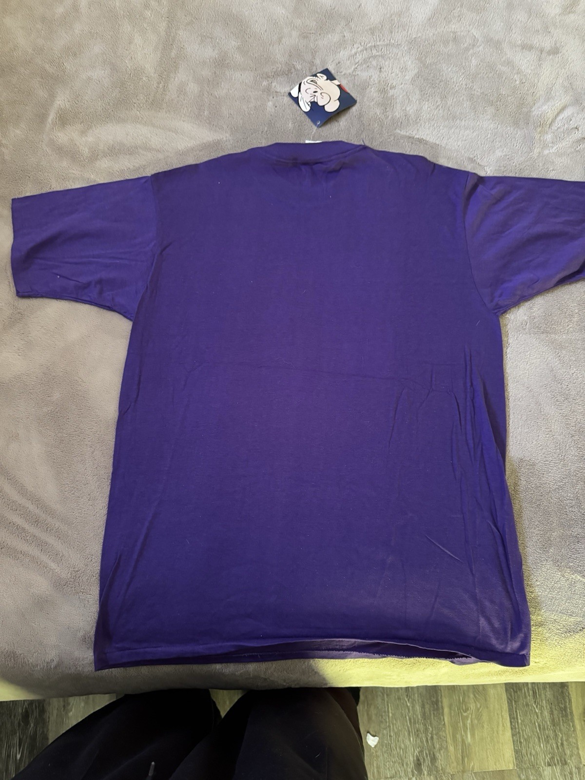 DEADSTOCK 1993 Popeye Single Stitch Tee XL Purple NWT OG Tags King Blitz Studios gallery