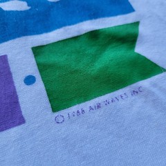 TeeJays Hef-T Single Stitch Air Waves 1988 Destination Graphic XL T-shirt
