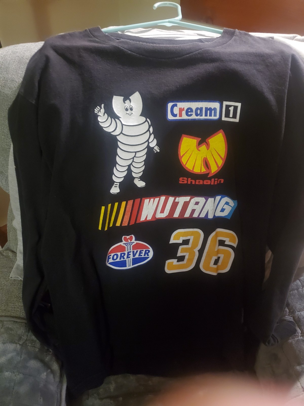 Rare Wutang Brand Limited Racing Long Sleeve Crewneck Great Condition gallery