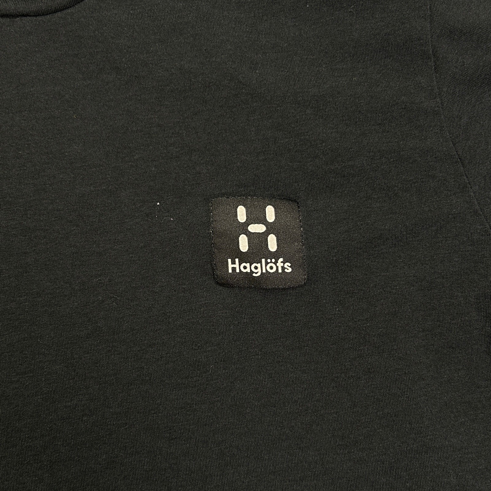Haglofs black minimalist outdoors hiking lifestyle tshirt mens Small gallery