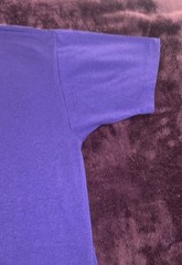 Vintage 90s Jerzees Single Stitch Purple 50/50 Blank Pocket T-Shirt-L-Excellent