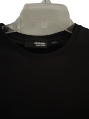Murano Classic Crew Neck Tee Liquid Luxury Men’s Small Black S/S Minimalist