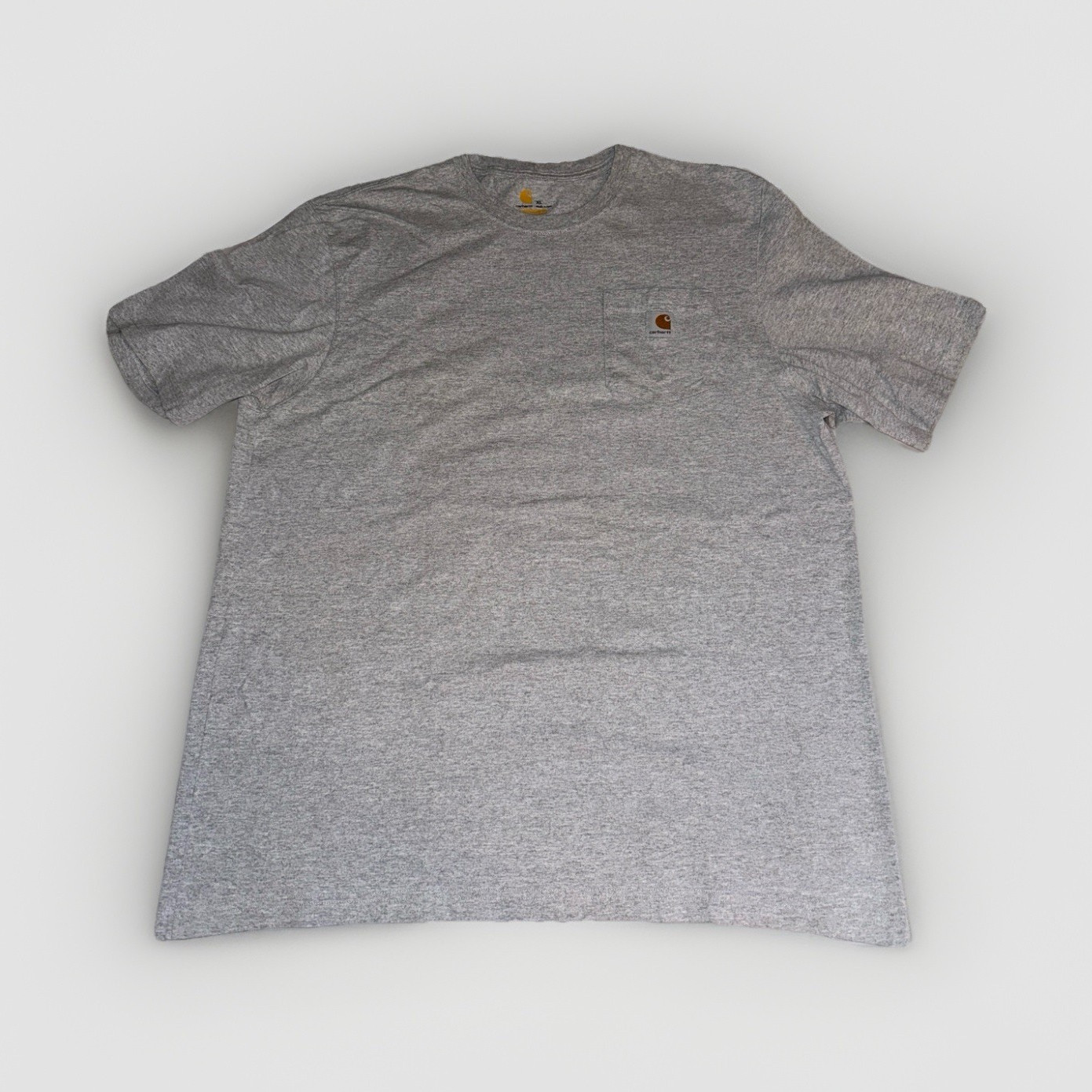 Carhartt Original Fit Gray Pocket T-Shirt Men's XL Solid Crew Neck Short Sleeve gallery