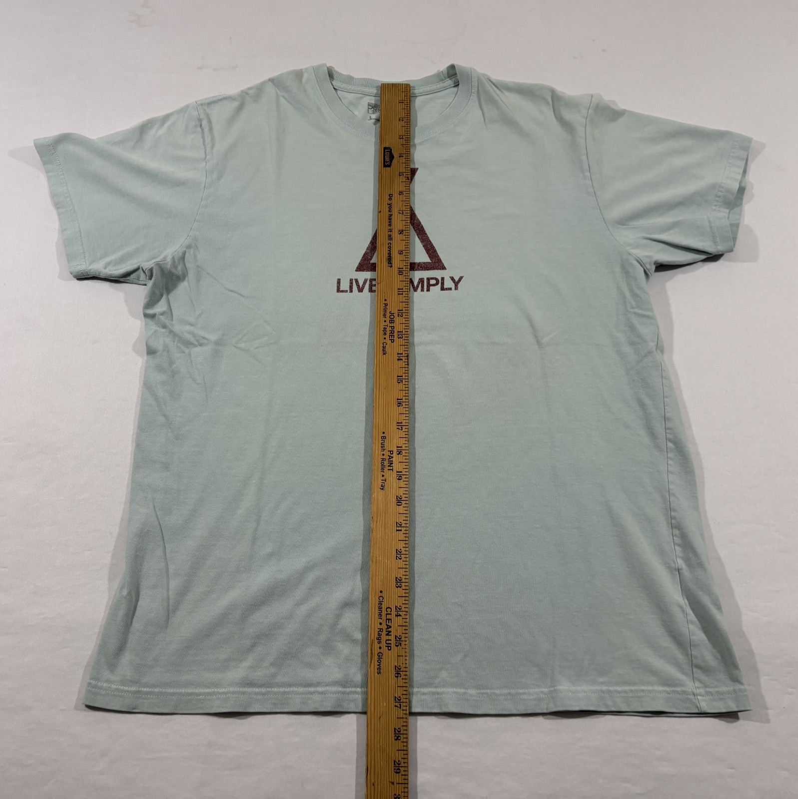 Patagonia Mens Live Simply Tent Life Short Sleeve Cotton T-Shirt Tubular Blue L gallery