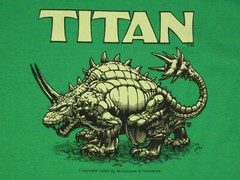 TITAN T-Shirts – Dave Trampier Gorgonstar Fantasy Wargame – Minotaur or Behemoth