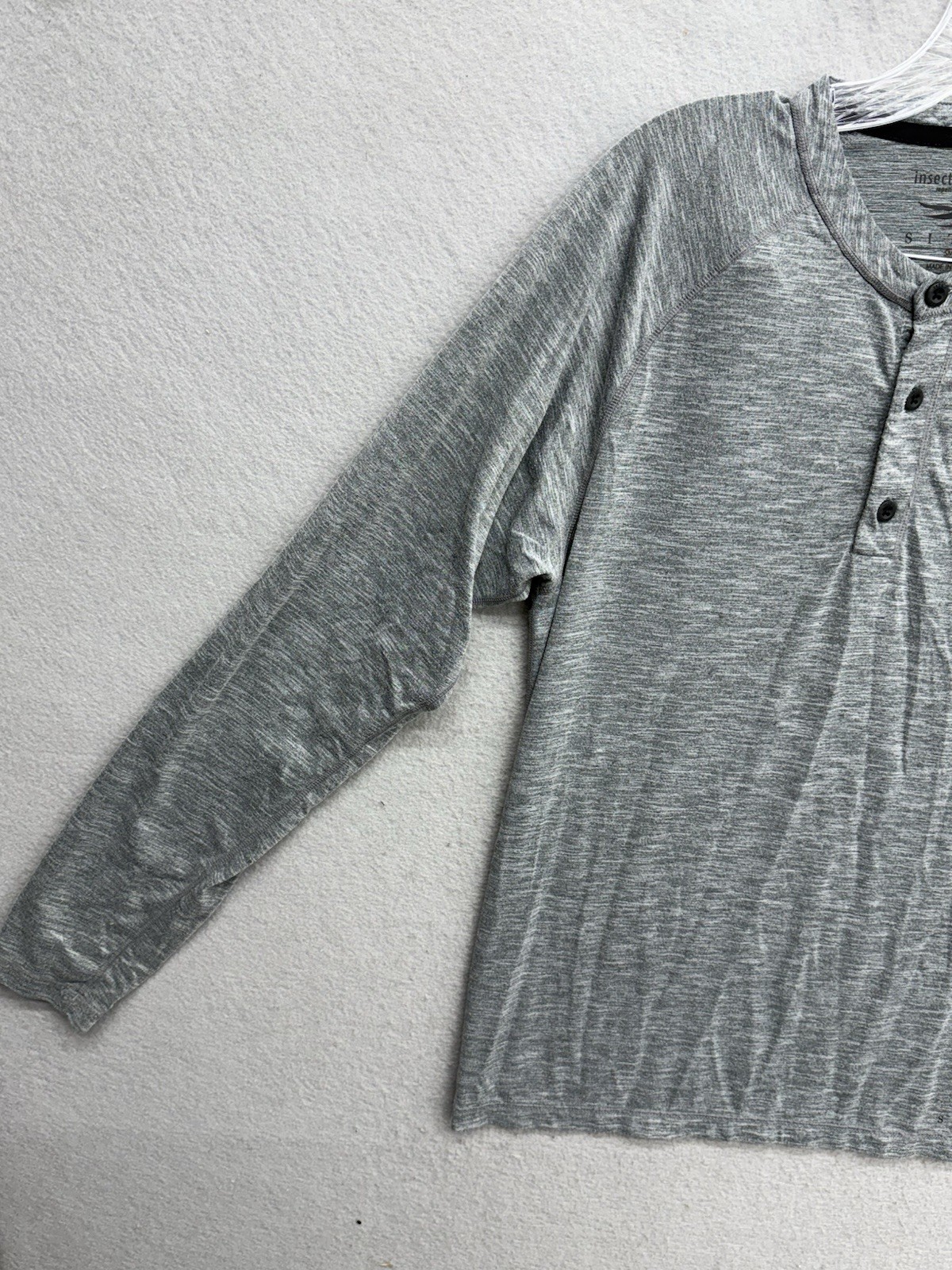 Sitka Gear Hanger Henley Mens Small S Gray Insect Shield Utility Outdoors gallery