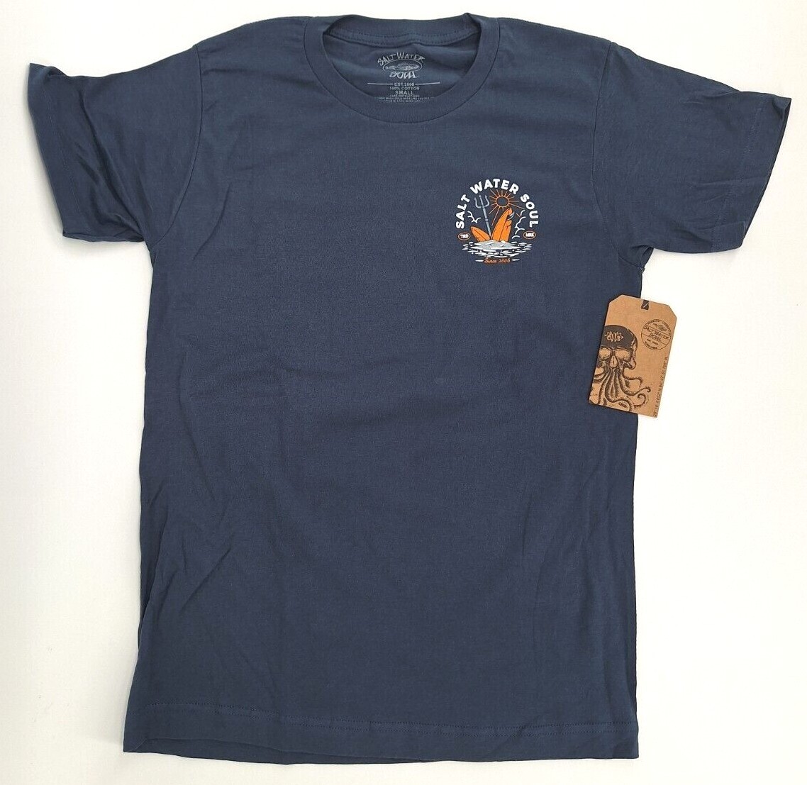 Salt Water Soul - Men's Surf Trident T-Shirt gallery
