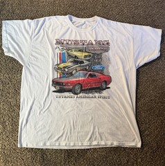 Y2K Ford Mustang Classics Mens Large Graphic Tee No Tag