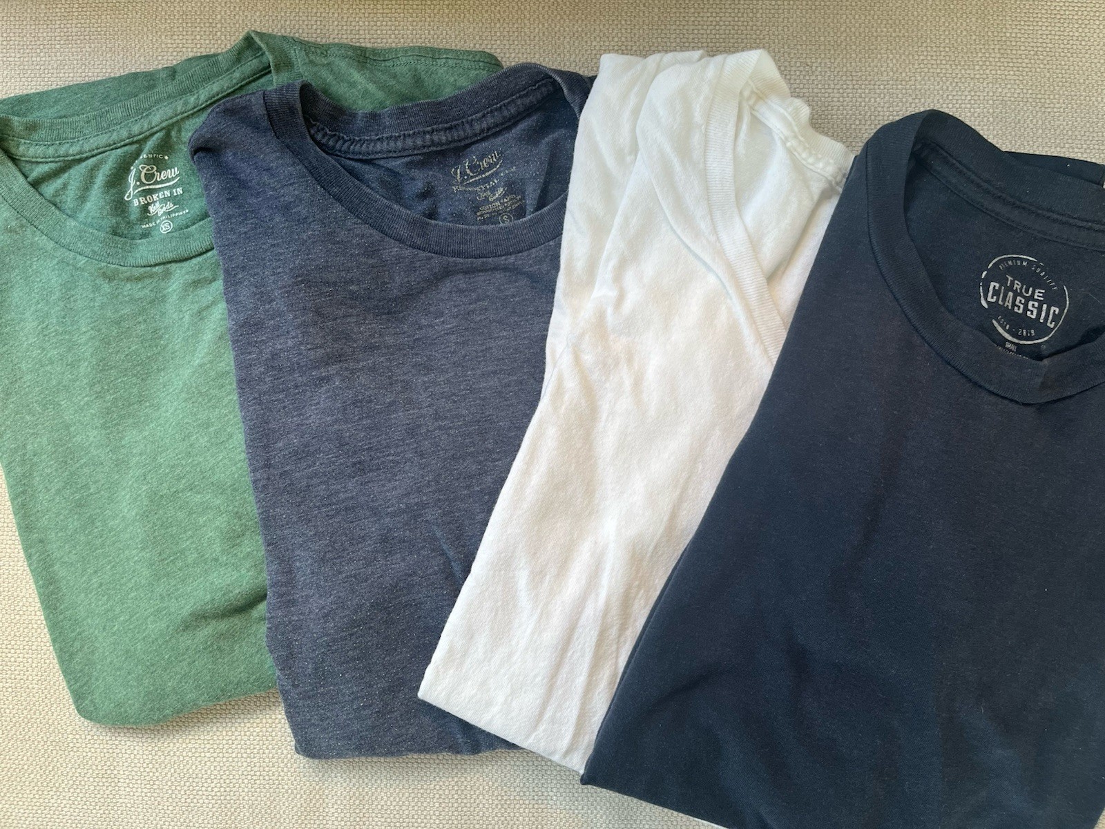 Lot Of Men’s Tshirts J Crew, True Classic, Hanes Size Small gallery