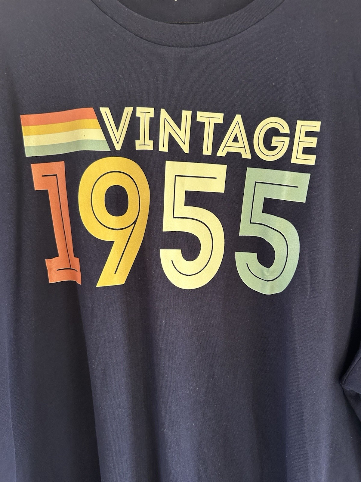 UNEEK UNISEX T SHIRT NAVY ‘VINTAGE 1955’ LOGO SIZE 3XL SHORT SLEEVE gallery