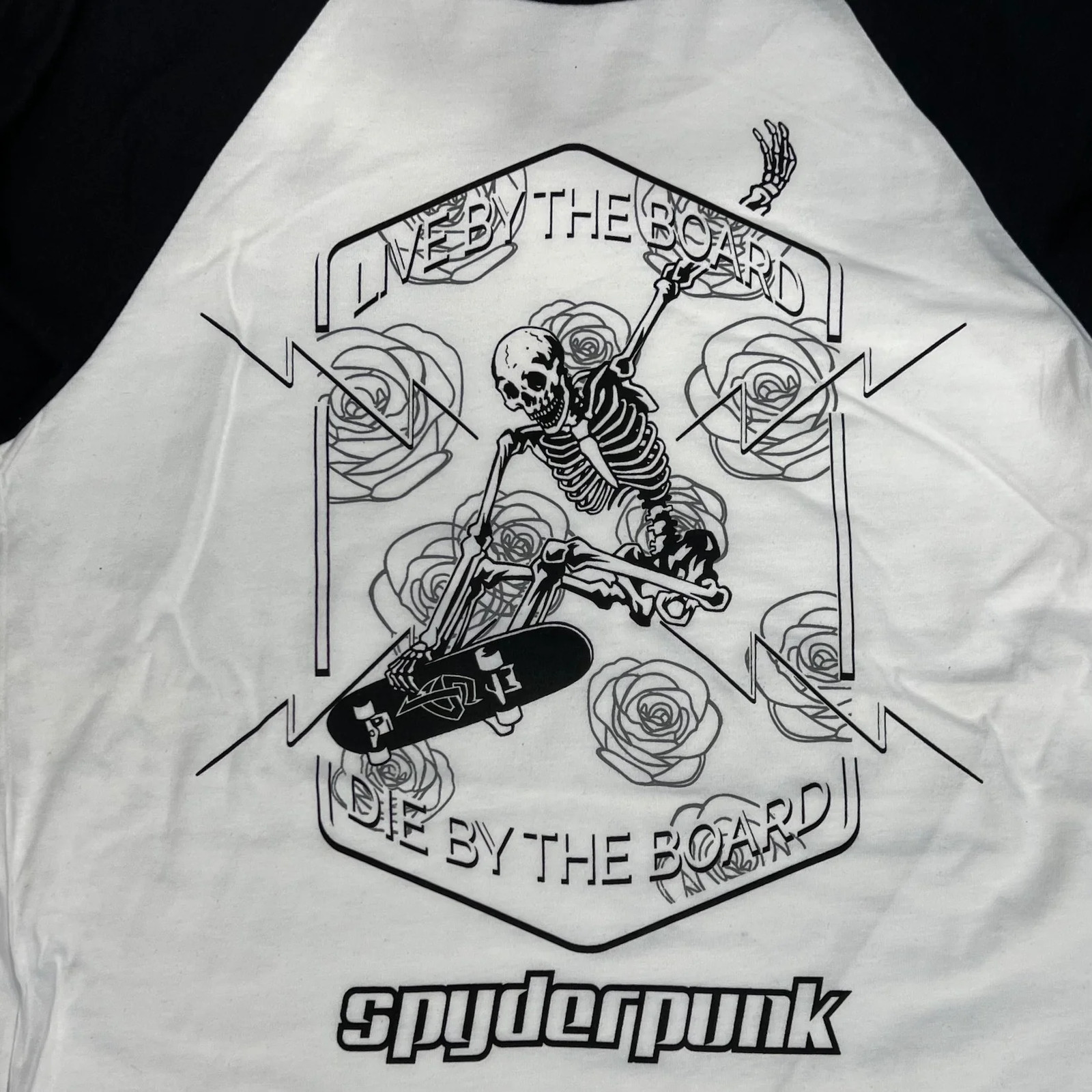Baseball T Shirt For Skateboard Lovers By Spyderpunk Sports With Authentic Tag gallery