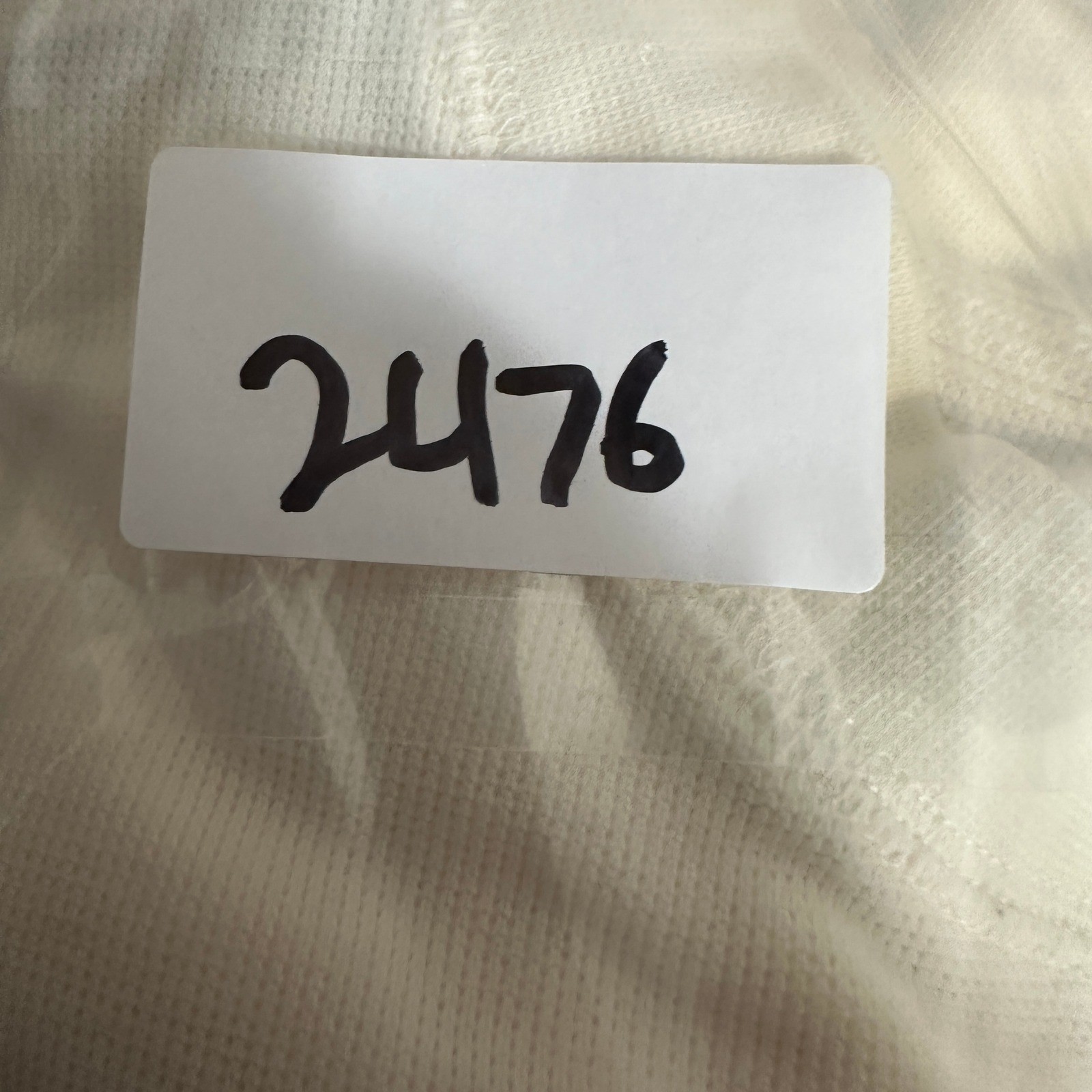 Roundtree & Yorke Waffle Knit Mock Neck Striped Long Sleeve Cream Shirt Mens L gallery