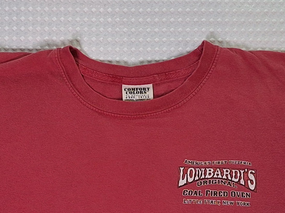 Lombardi's Pizzeria Little Italy New York Souvenir T-shirt Size M Comfort Colors gallery