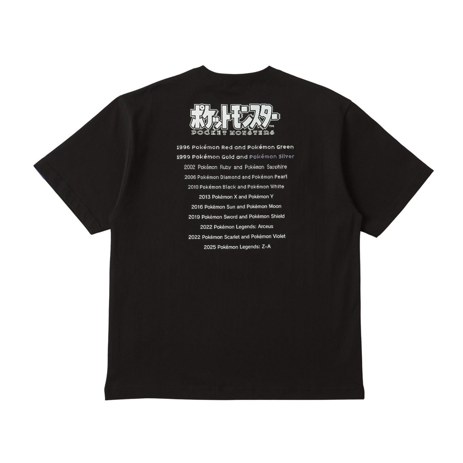 Pokemon Center T-Shirt & Pouch Set Silver Version Game Boy Official Japan M/L gallery