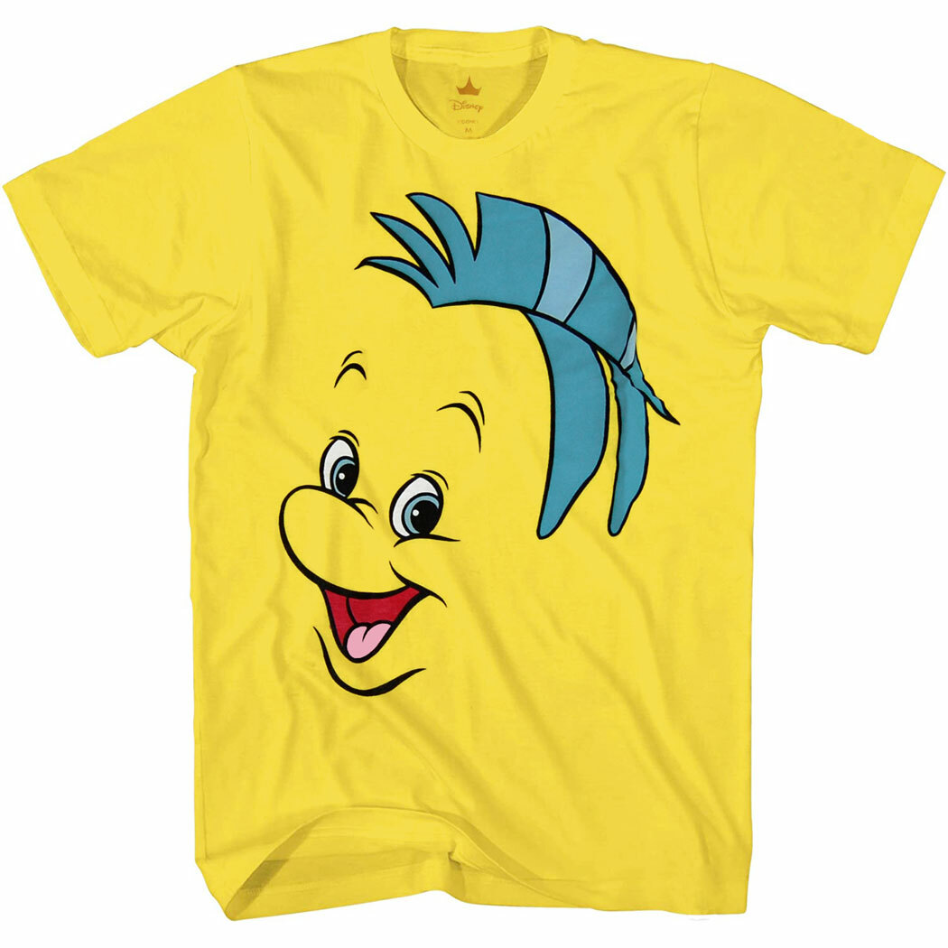The Little Mermaid Flounder Face T-Shirt gallery