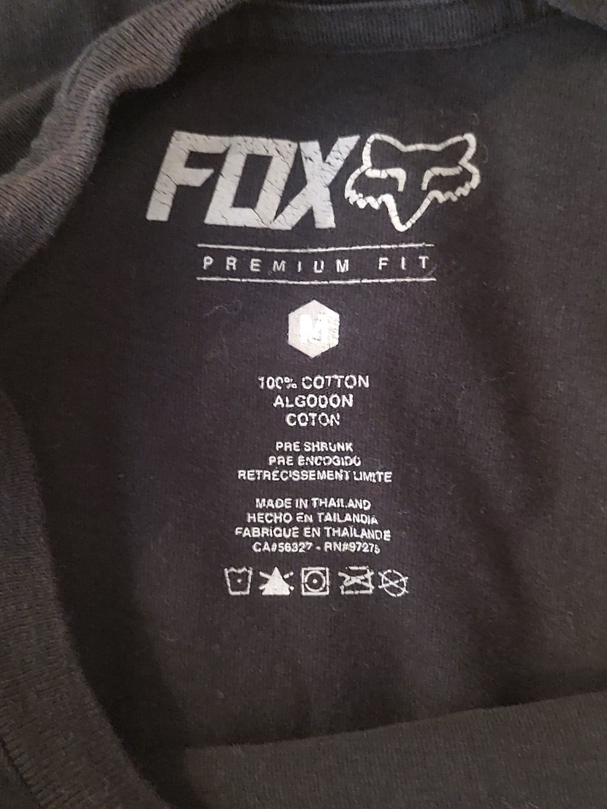 Fox Racing Mens Legacy Fox Head Tee T-Shirt Short Sleeve Crew Black Graphite M gallery