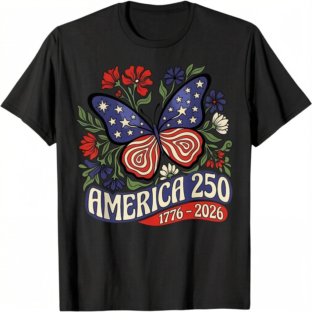 250th Anniversary USA Patriotic Freedom 4th of JulyAdult T-Shirt gallery