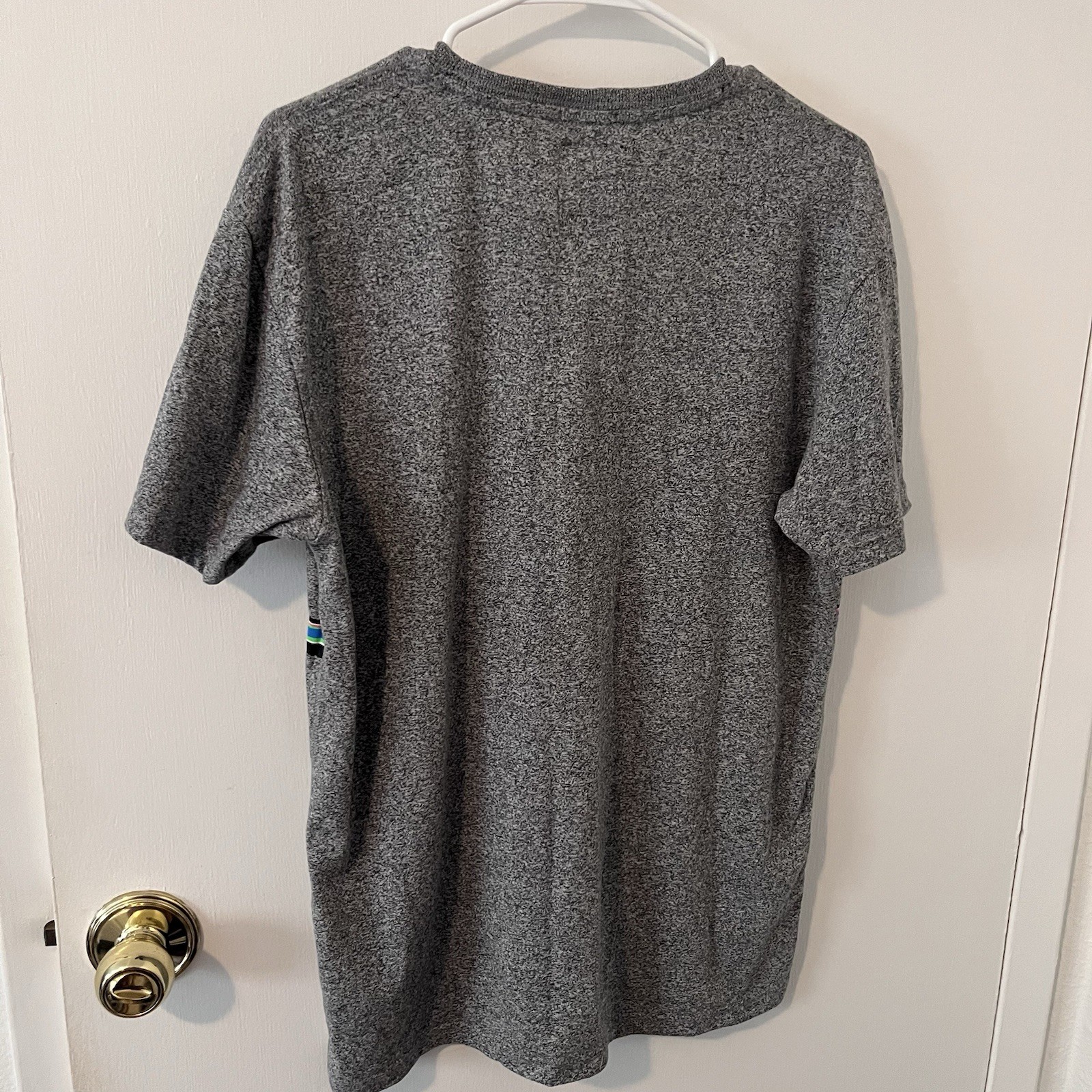 Superdry Men’s Acid Graphic Mid Weight T-Shirt Short Sleeve Gray Neon Crew M gallery