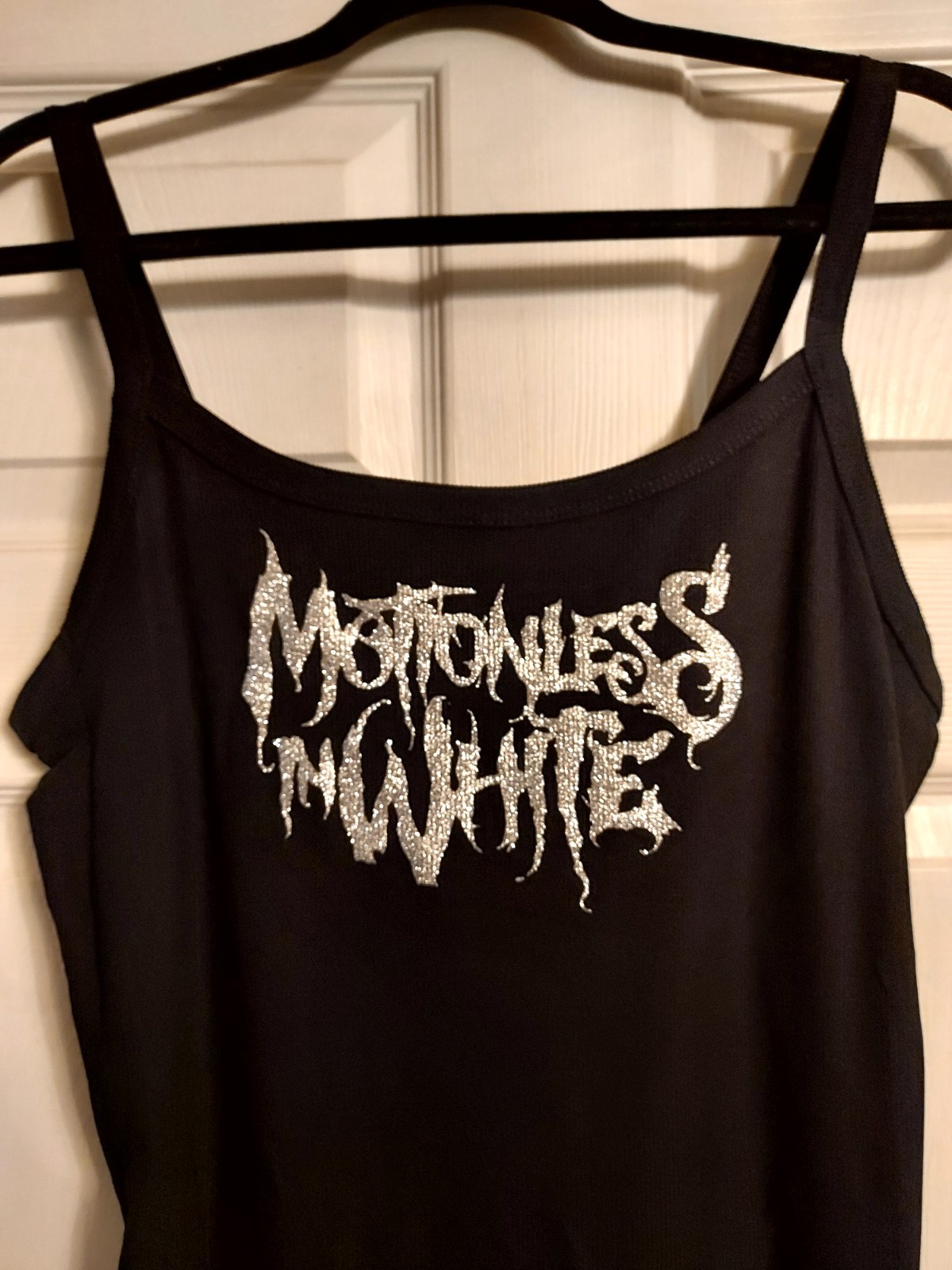 Motionless in white Tank top Silver Glitter Logo motionless in white Shirt Crop gallery