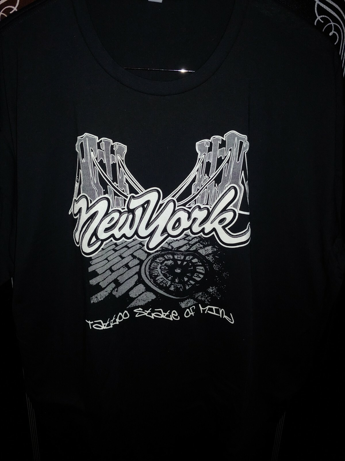NY Tattoo State of Mind T Shirt Shirt 2XL Brooklyn Bridge gallery