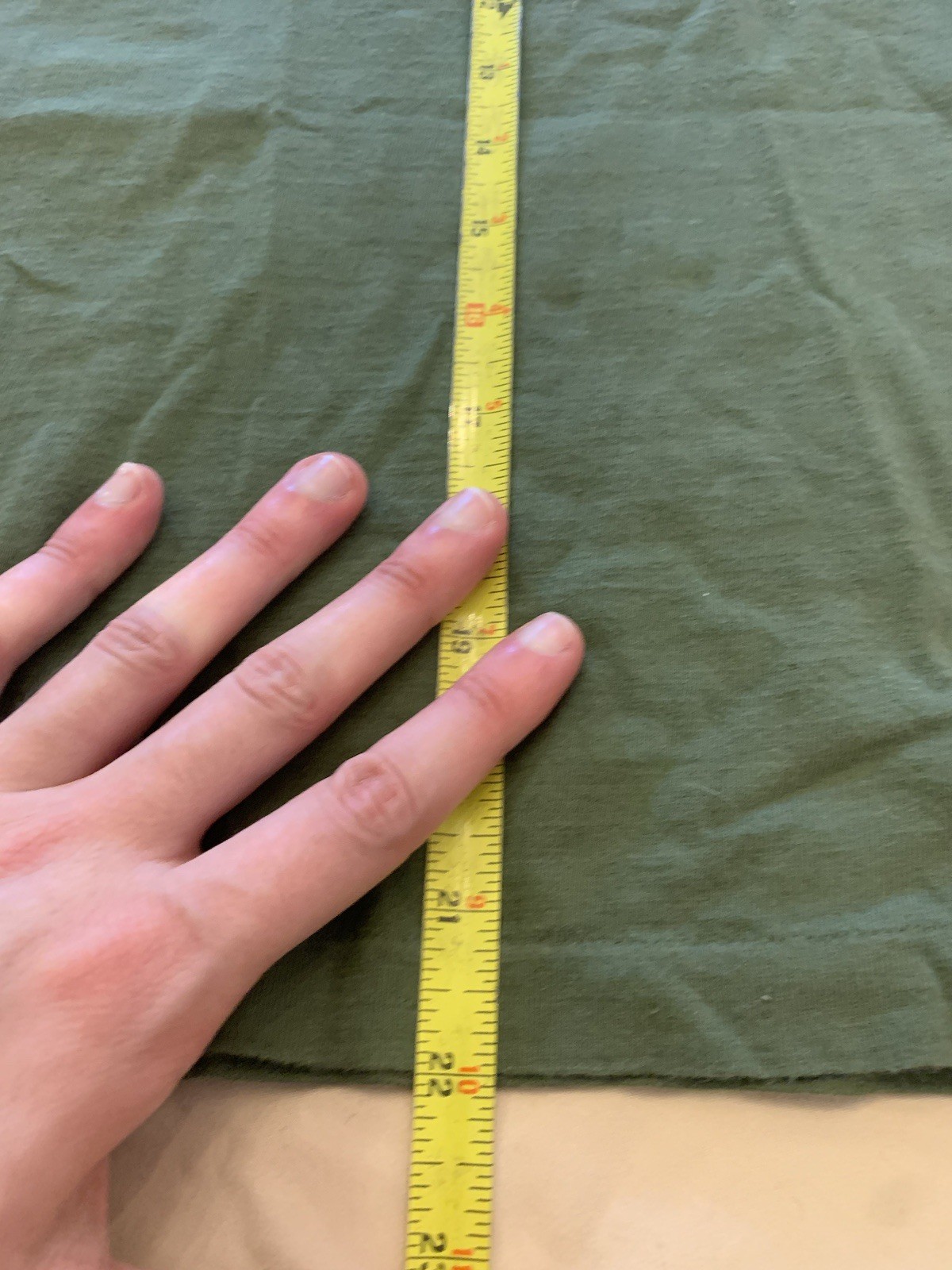 Vintage 60s Army T Shirt XS Olive Drab Skivvy U-Neck Otis USMC Military Vietnam gallery