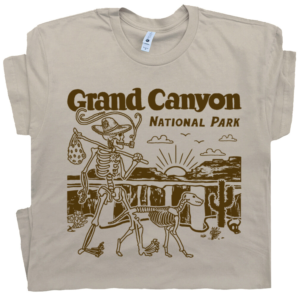 Grand Canyon T Shirt National Park Monument Valley Hiking Camping Men Women Tee gallery