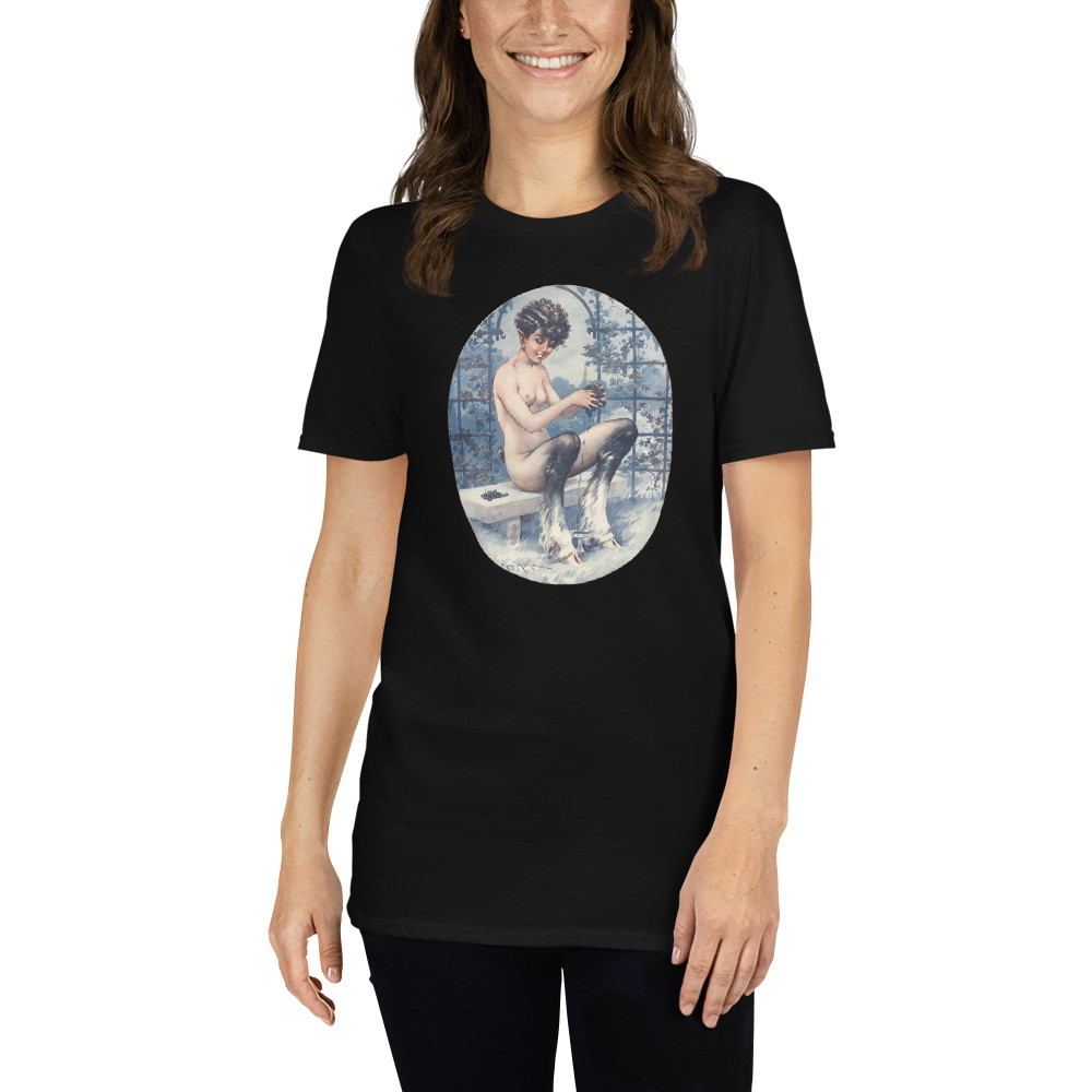 Deer Woman, Goddess of Wine, Paganism, Occult, Printed T-Shirt gallery