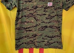 Vintage Wutang Clan Reverse Tigerstripe Camo Shirt Vietnam Limited Rare Print 🔥