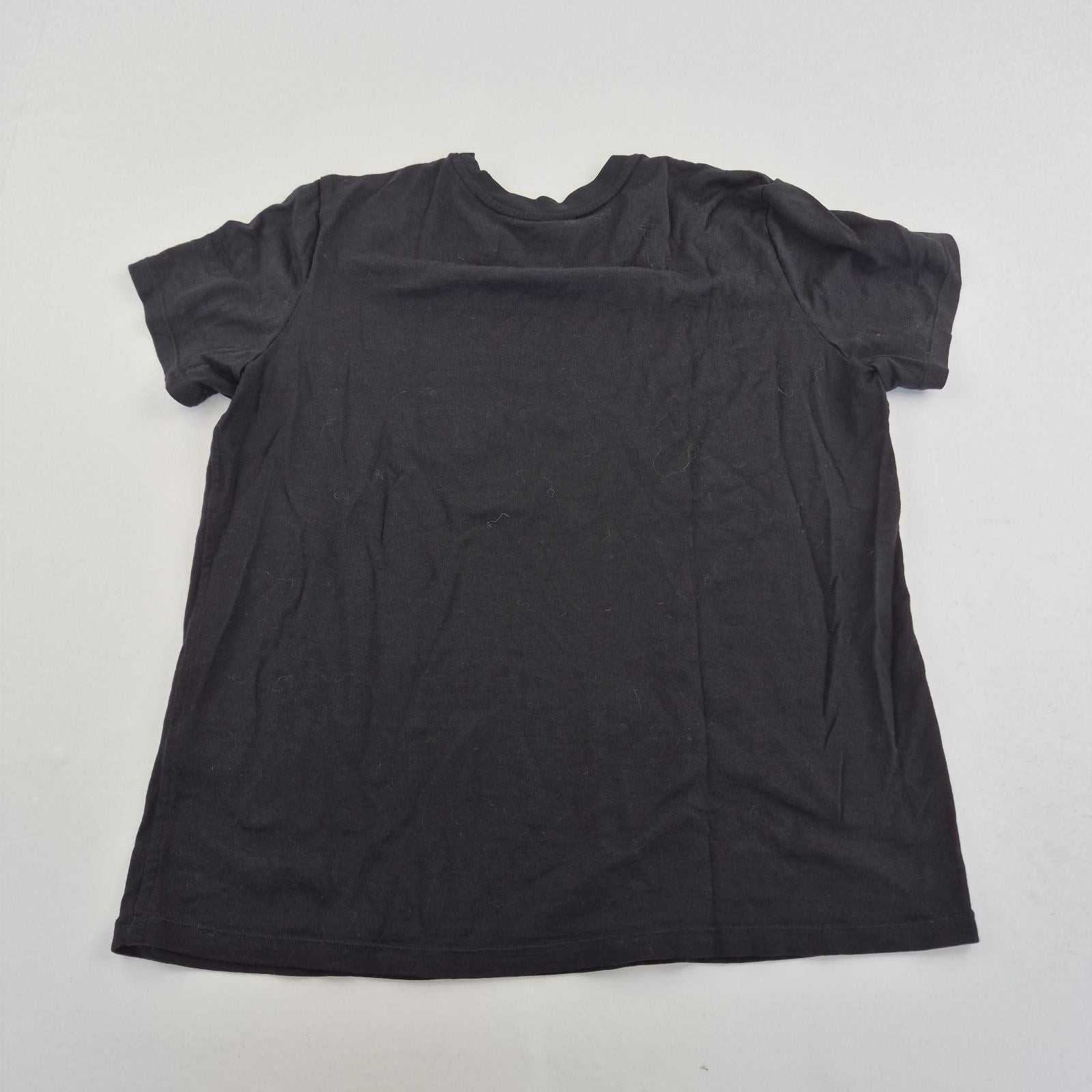 Unbound Merino T-Shirt Large Black Mens 100% Merino Wool Short Sleeve Round Neck gallery