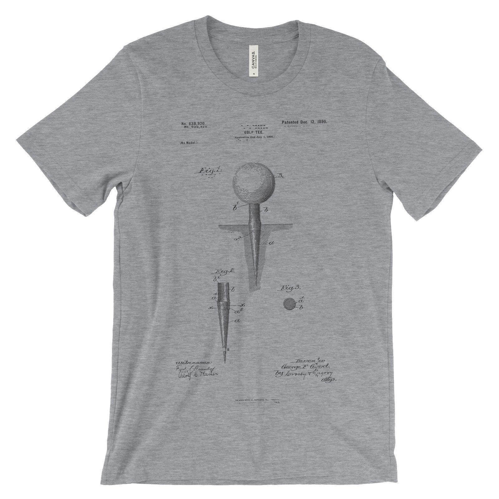 Hockey Stick Patent T-Shirt.100% Cotton Comfy Tee on Black White or Gray. NEW gallery